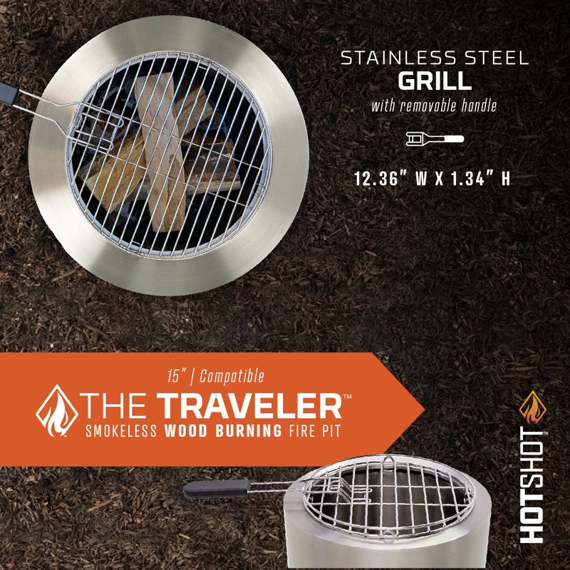 Hotshot Fire Pit Grill Wayfair